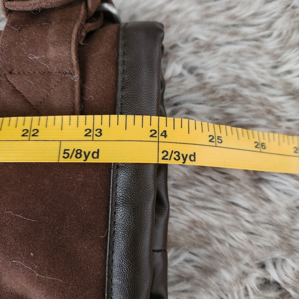 We The Free Andies Vegan Moto‎ Jacket Brown Bear Combo Women's Size Small - Picture 15 of 16